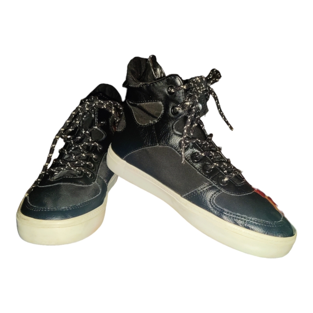 OLD NAVY Kids Black High top tennis shoes